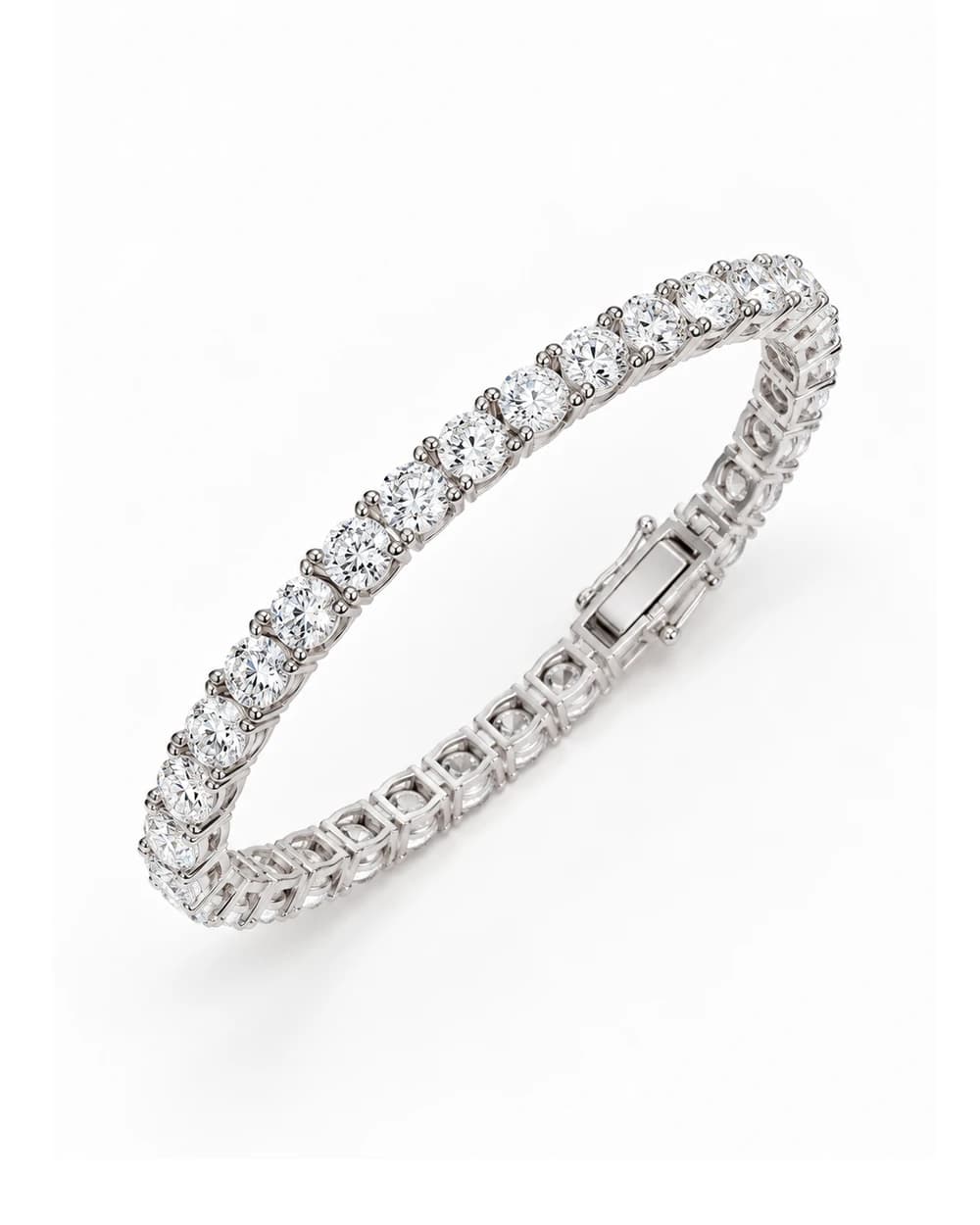 The Riviera Bracelet, 18k White Gold